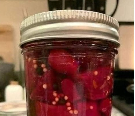 Healthy pickled beets