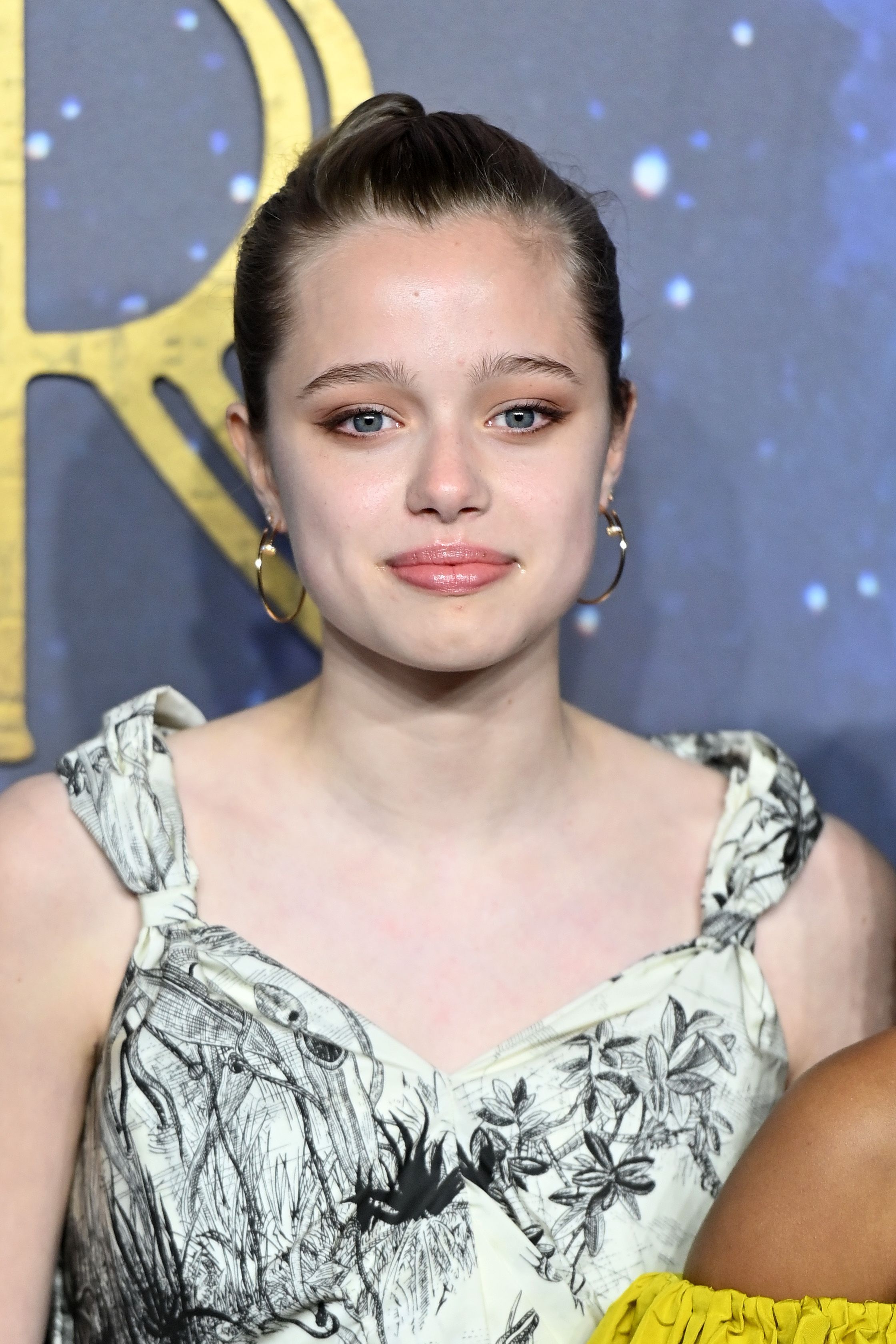 Shiloh Jolie-Pitt attends the "Eternals" UK Premiere at BFI IMAX Waterloo on October 27, 2021, in London, England. | Source: Getty Images