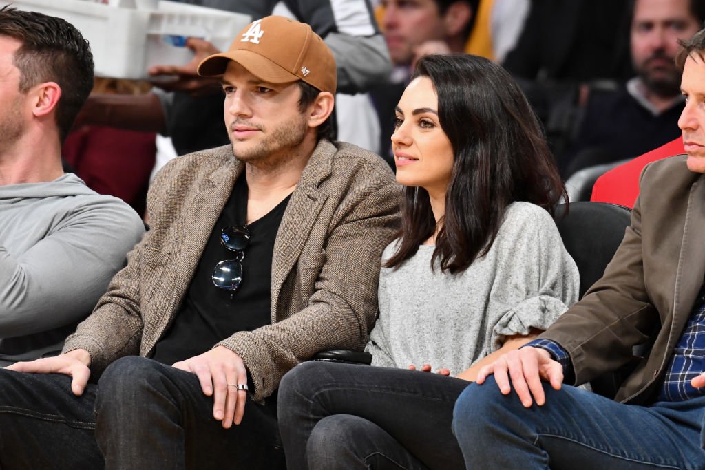 Ashton Kutcher and Mila Kunis in Los Angeles on January 29, 2019. | Source: Getty Images