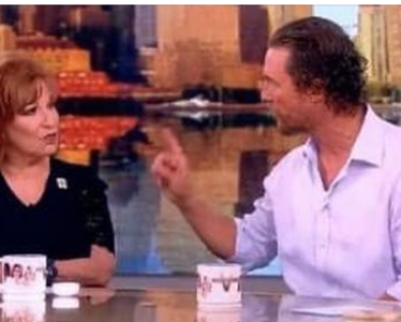 Matthew McConaughey SHUTS UP Joy Behar After She Asked This One Question