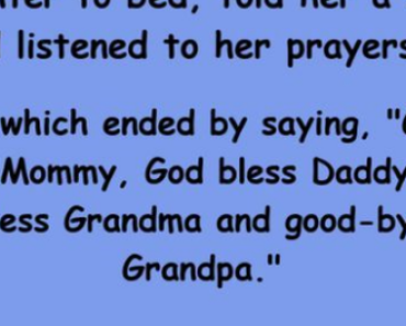 The father was distraught when his daughter told him goodbye