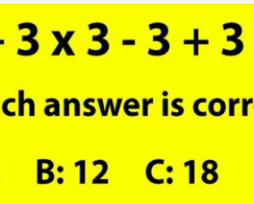 Many people get it wrong: Can you solve this tricky math problem?