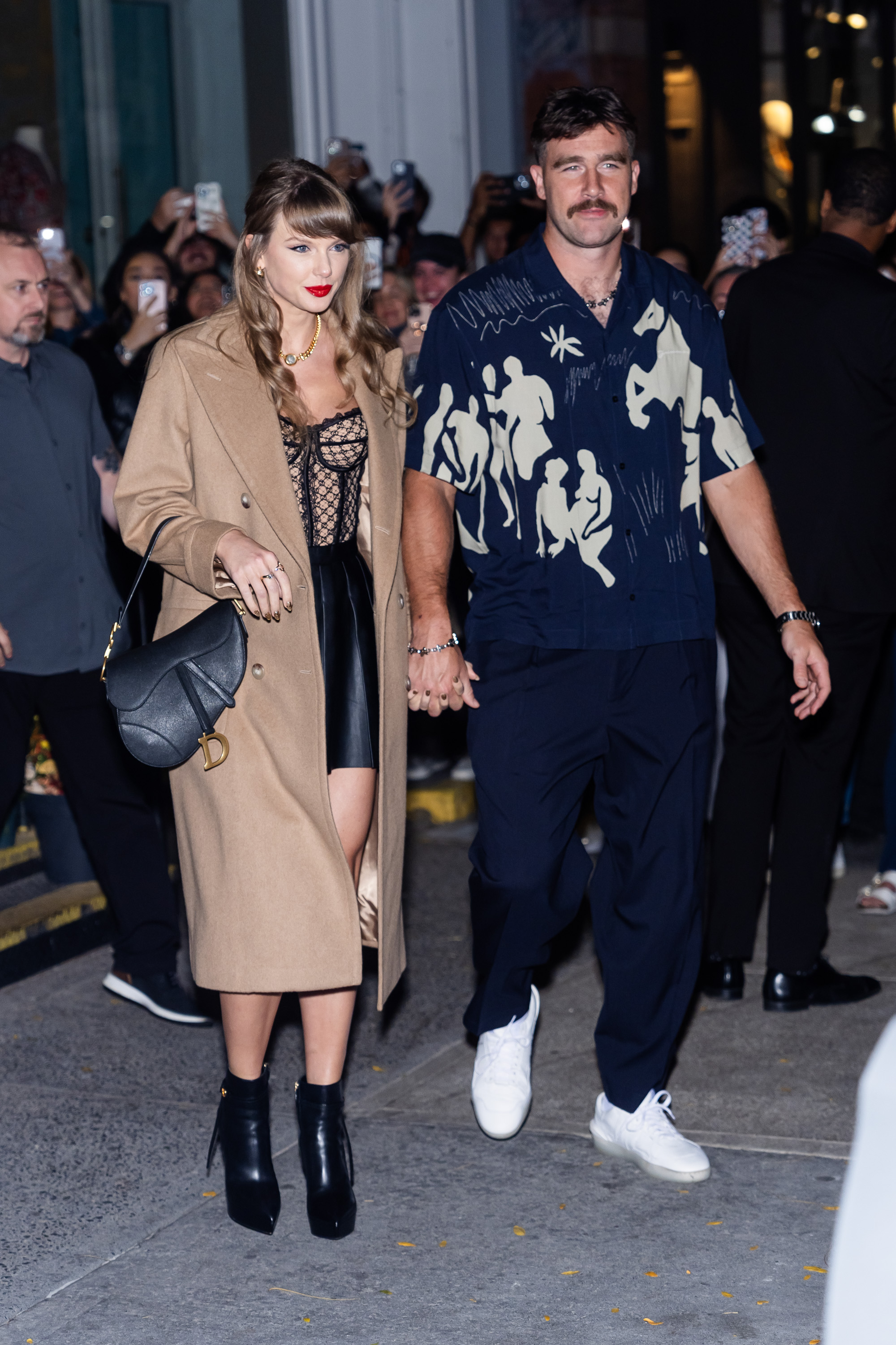 Taylor Swift and Travis Kelce spotted out in New York City on October 11, 2024