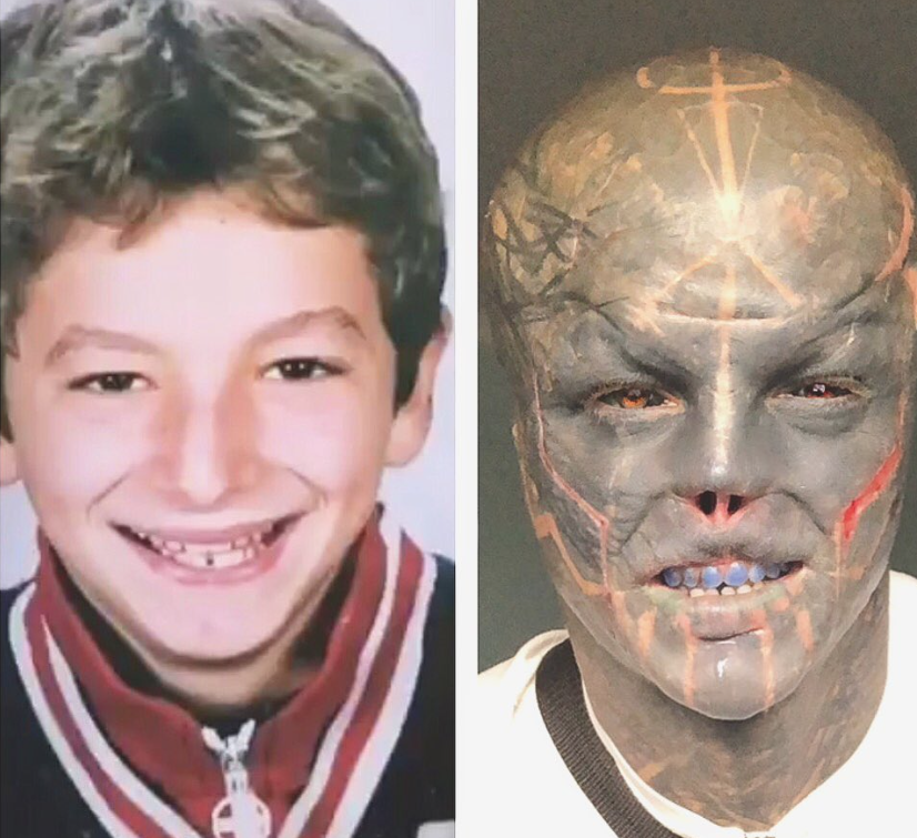 Anthony Loffredo Covered Himself in Tattoos to look like Alien