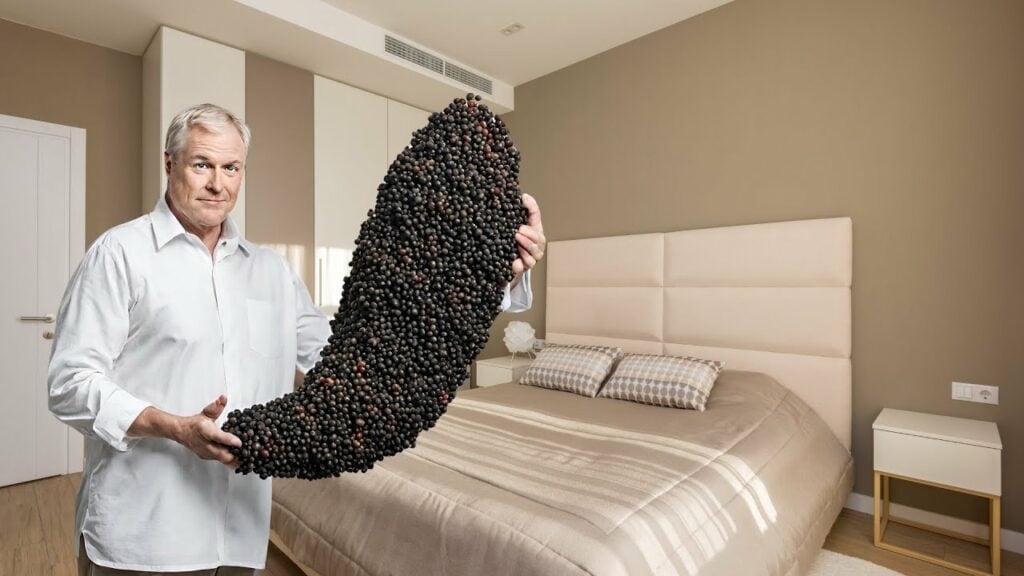 Black Pepper under bed