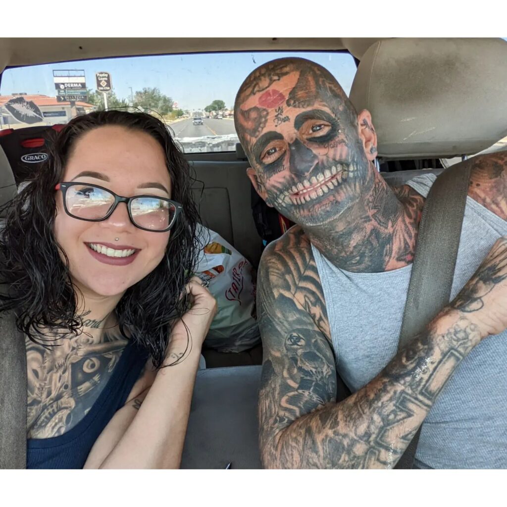 Dad with 240 tattoos