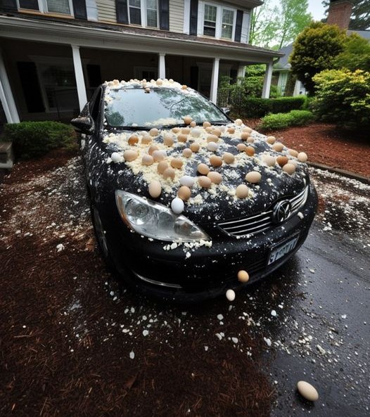 My Neighbor Egged My Car Over Halloween Decorations—You Won’t Believe His Reason