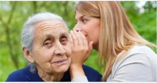 Grandmother Sharing Advice with Eggs, Coffee