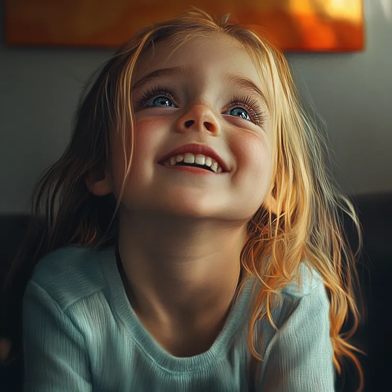 Little Girl Waving