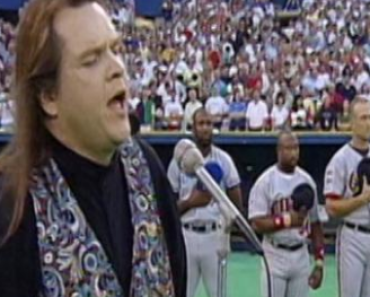 When Meat Loaf showed everyone how the National Anthem should be sung