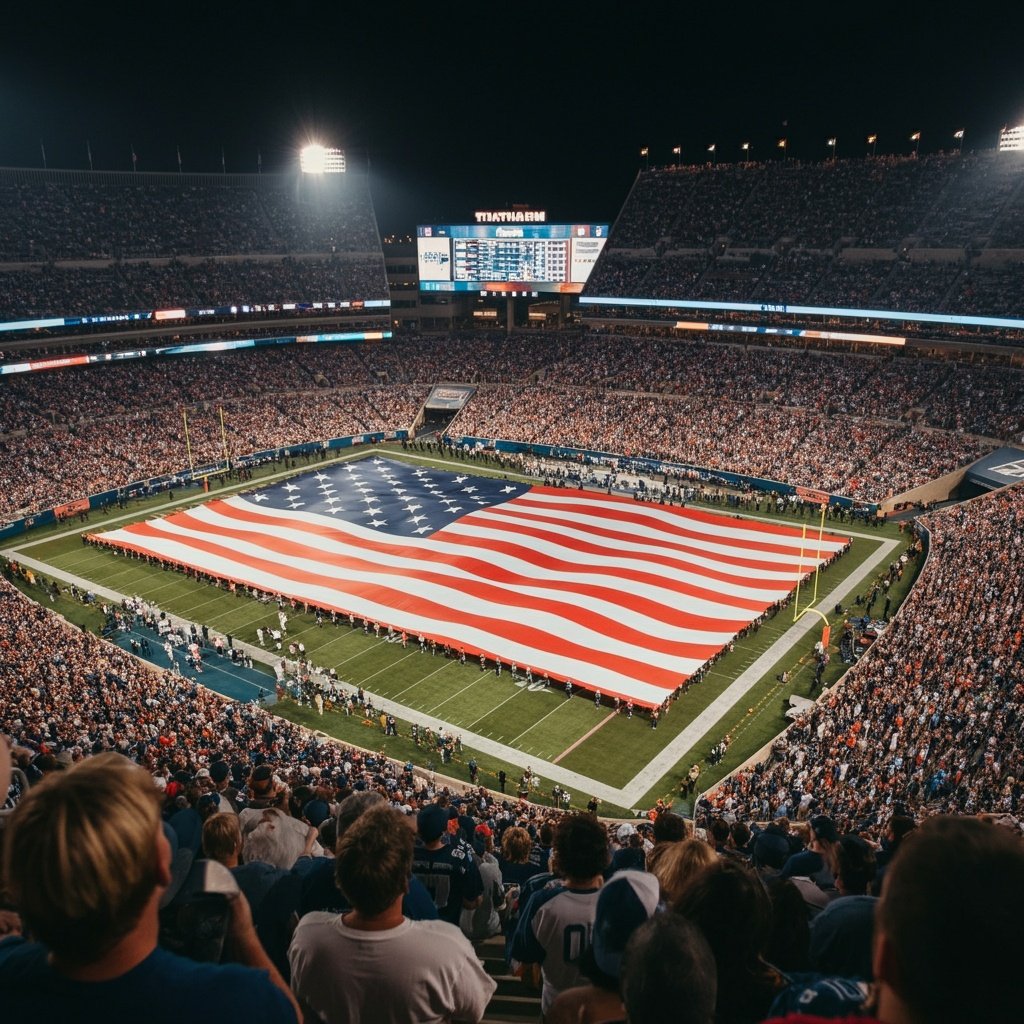 National Anthem Before Sports Event