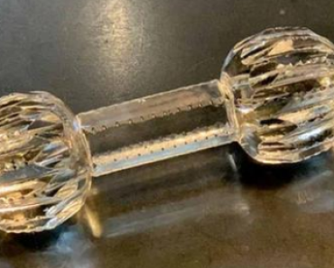 Nobody Knew What This Strange Glass Dumbbell Was