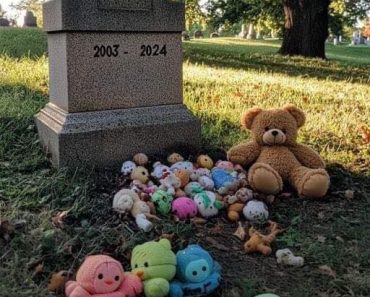 Following the passing of her 21-year-old son, mom finds baby toys on his grave