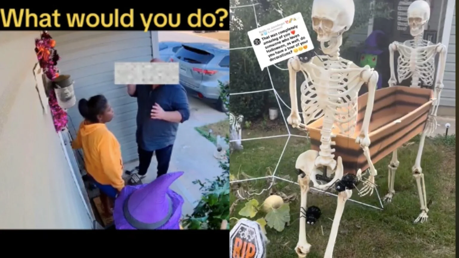 Neighbor’s Hilarious Response to Halloween Decoration Criticism Went Viral!