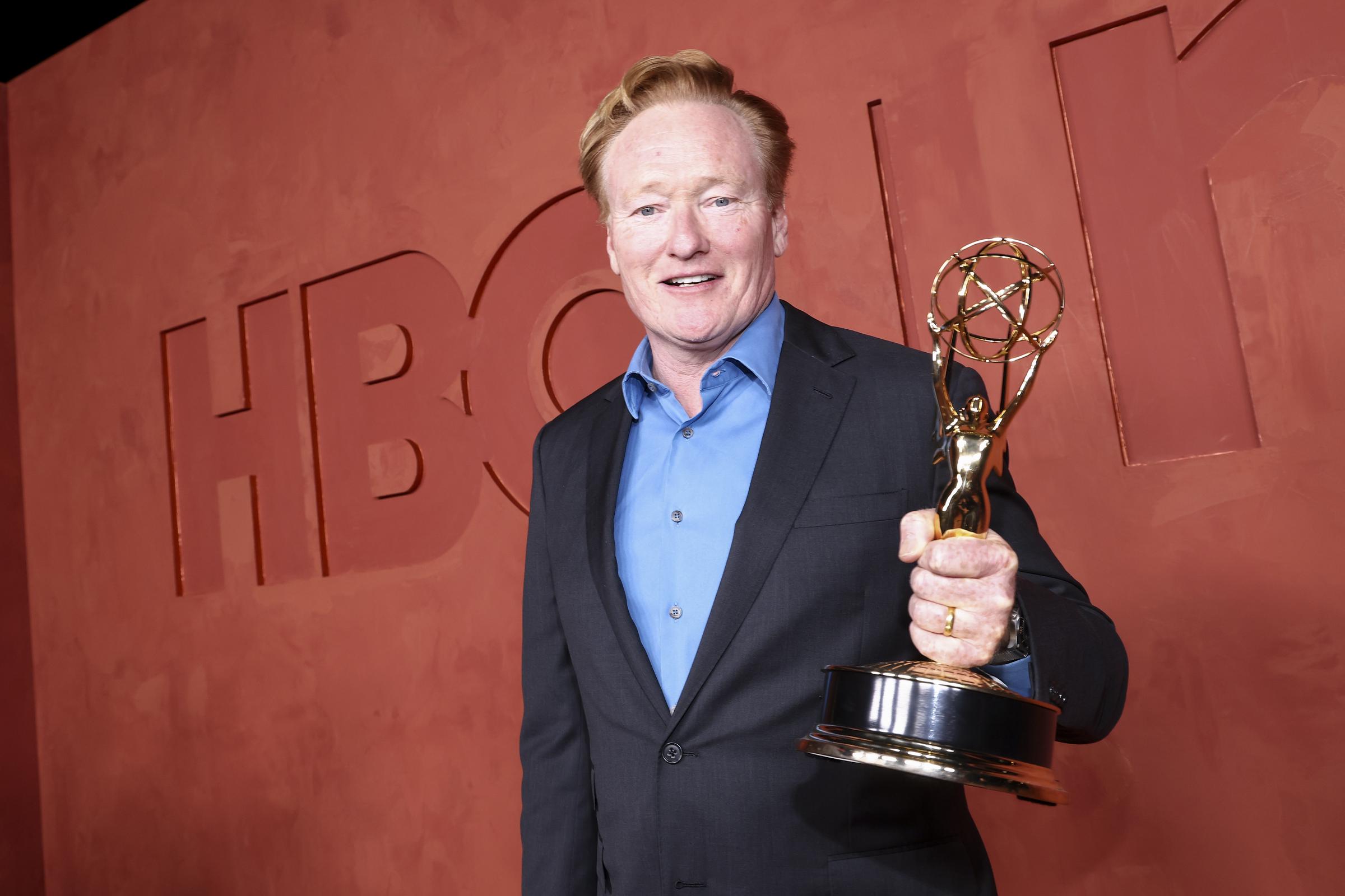 Conan O'Brien at the HBO & Max Post-Emmy Reception on September 15, 2024, in Los Angeles, California. | Source: Getty Images