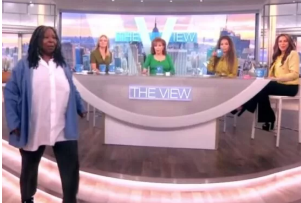 Whoopi walks off..