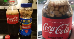 Adding peanuts to Coca-cola