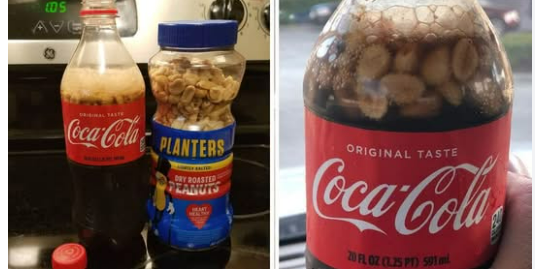 Adding peanuts to Coca-cola