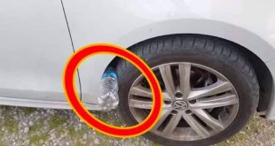 If You See A Plastic Bottle On Your Tire, You Are At Risk For Theft