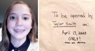 Girl’s letter to her future self, written months before she passed away