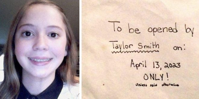 Girl’s letter to her future self, written months before she passed away