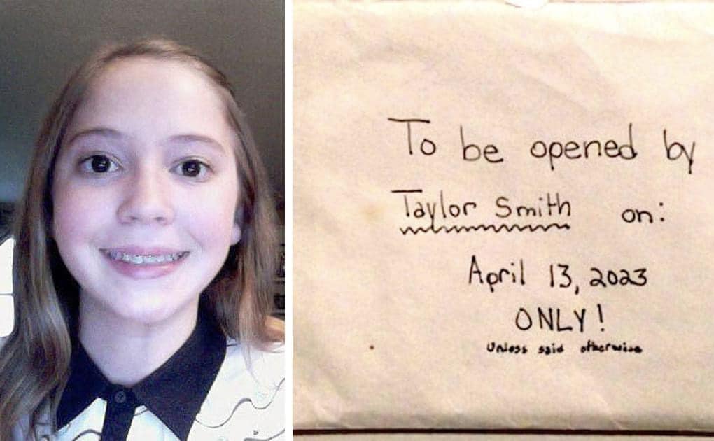 Girl’s letter to her future self, written months before she passed away