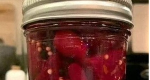 Healthy pickled beets