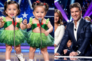 Simon Cowell started yelling like crazy! These little miracles sang a song that Simon could not speak..