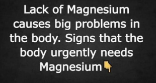 Magnesium deficiency has serious negative effects