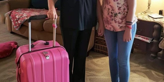 My granddaughter stayed for the summer, but her suitcase made me call her mom in shock