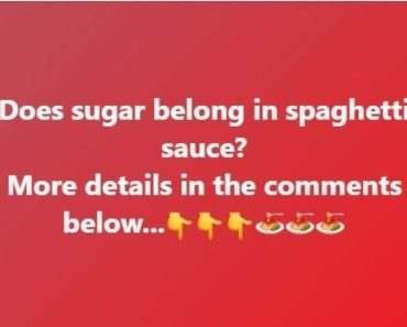 Should sugar be added to spaghetti sauce?