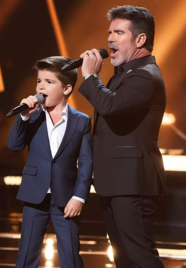 Simon Cowell and Son sing an Adorably Angelic Version of “Don’t Stop Believin”