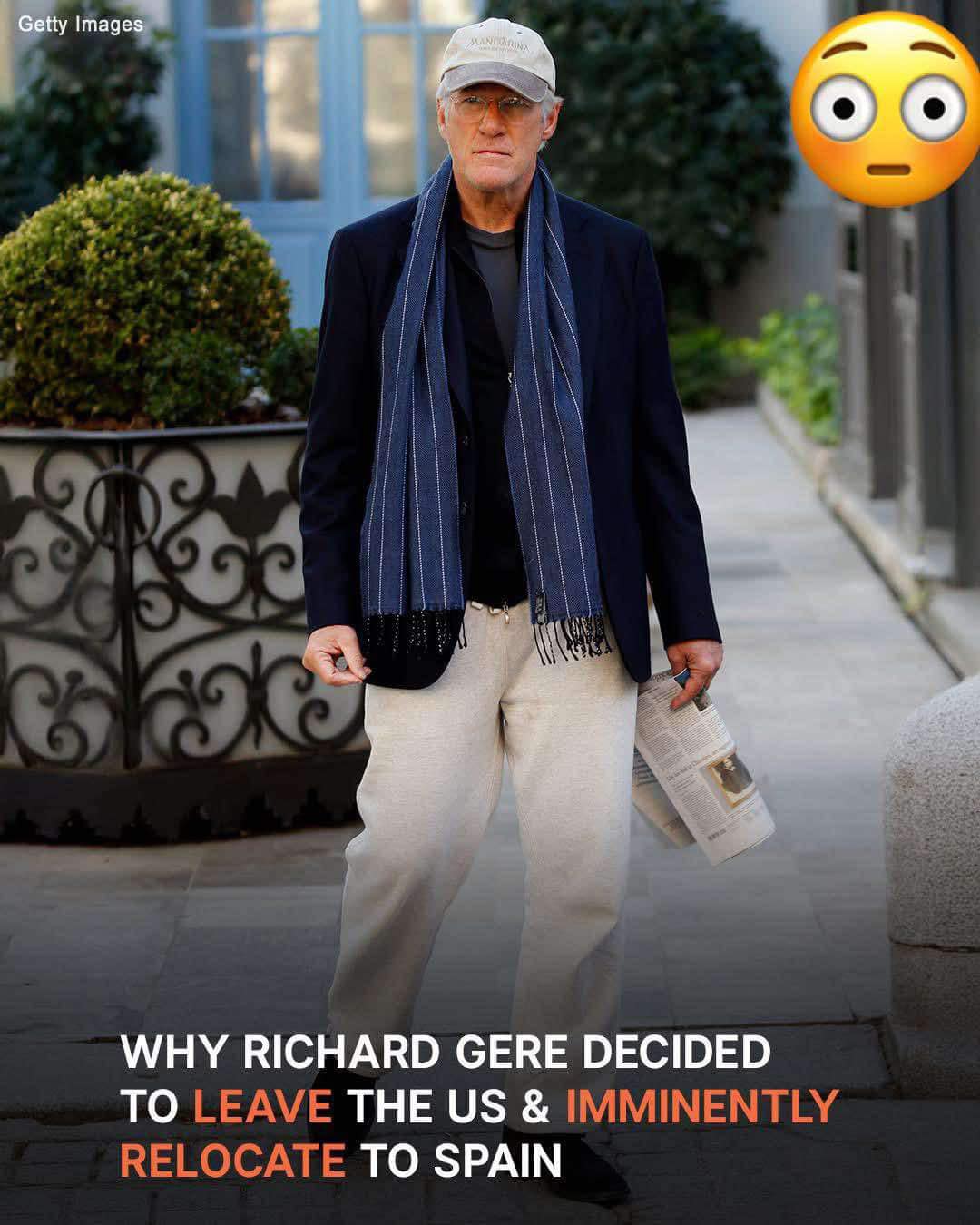 Why Richard Gere decided to leave the US and relocate to Spain