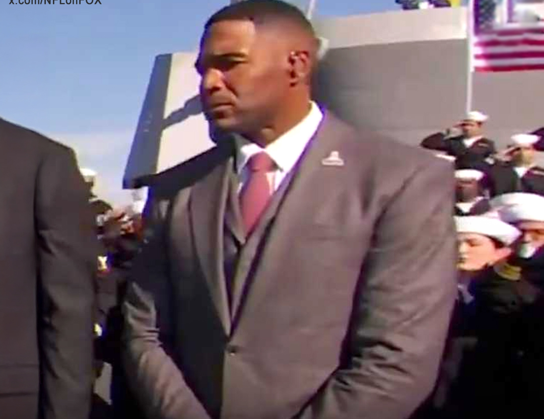 Fans Outraged Demand Michael Strahan To Be Fired After Controversial Actions During Veterans Day ‘Disrespecting National Anthem’ Pre-Game Show