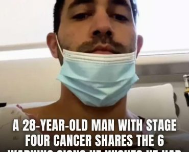 A 28-Year-Old Man with Stage Four Cancer Shares the 6 Warning Signs He Wishes He Had Paid More Attention To