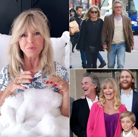 Goldie Hawn and Kurt Russell announce