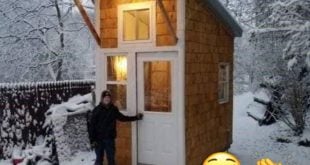 He made a house of only 89 squares, but wait until you see the inside