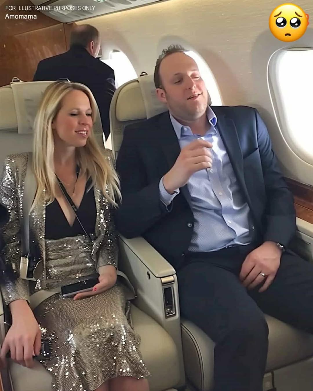 I served a rich couple on a plane