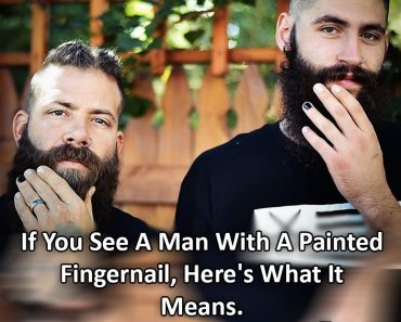 If You See A Man With A Painted Fingernail, Here’s What It Means