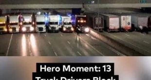 No one knows why 13 trucks are blocking the highway, when the truth is revealed, tears flow