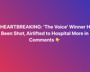 HEARTBREAKING ‘The Voice’ Winner—Shot and Airlifted in a Tragic Turn of Events