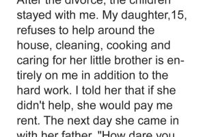 Spoiled daughter refuses to help her exhausted single mom, soon learns a cautionary lesson