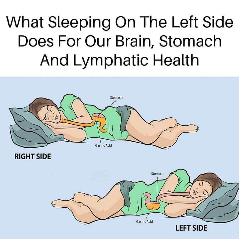 The amazing benefits of sleeping on your left side