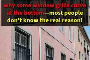 This Is Why Some Window Grills Have a Curve at the Bottom