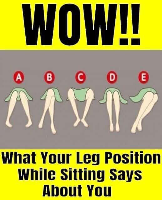 What Your Sitting Position Says About Your Personality