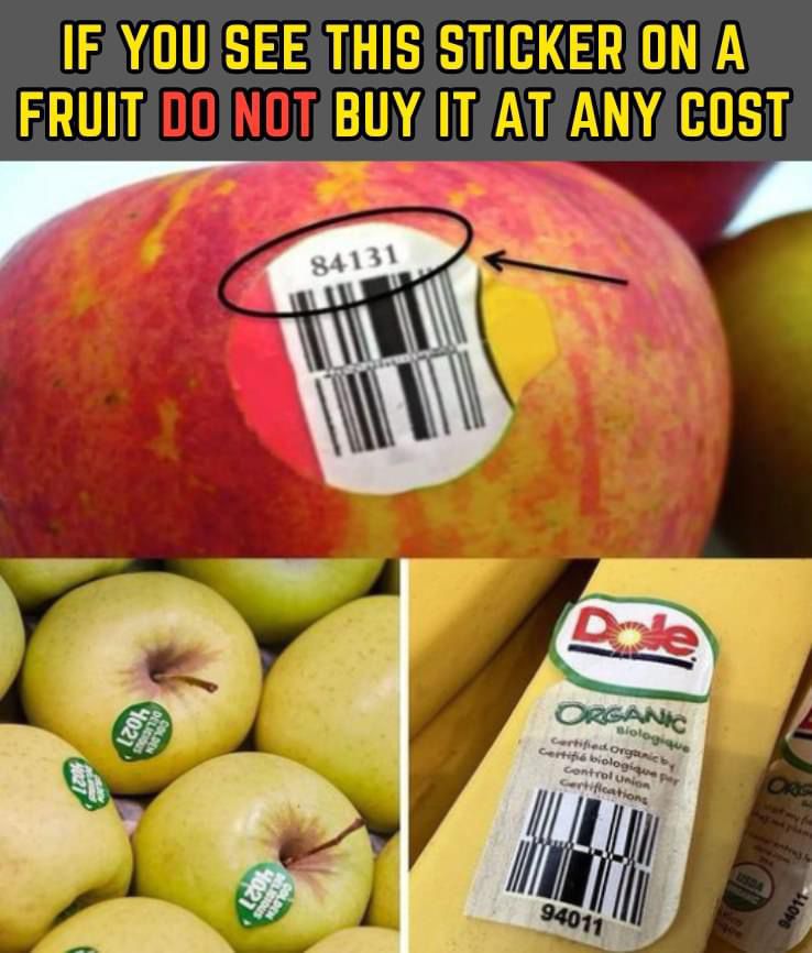 What those numbers on a fruit stickers really mean. Try Not To Gasp