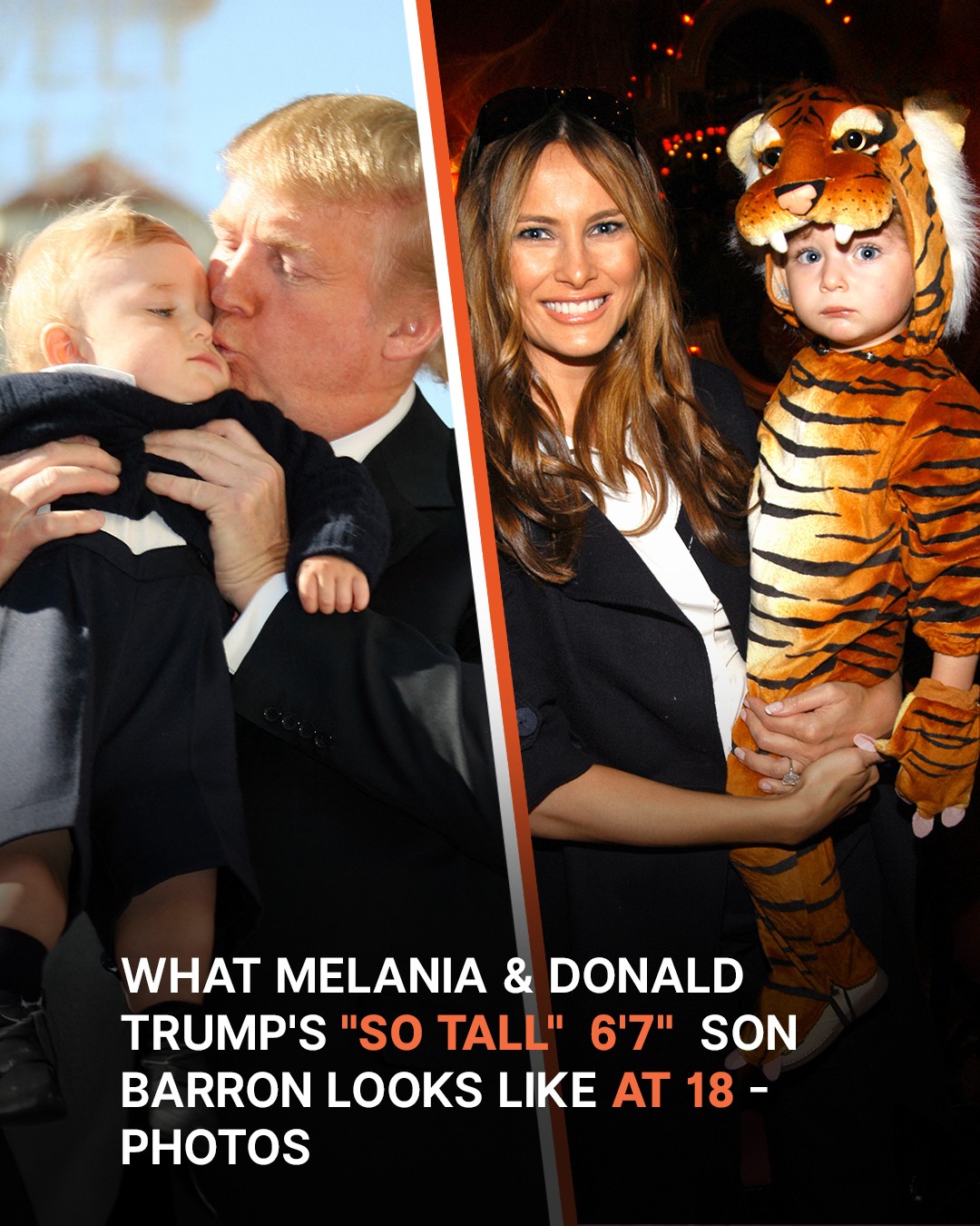 What to Know About Melania & Donald Trump’s ‘So Tall’ 6’7″ Son Barron Who is Now 18 – Photos