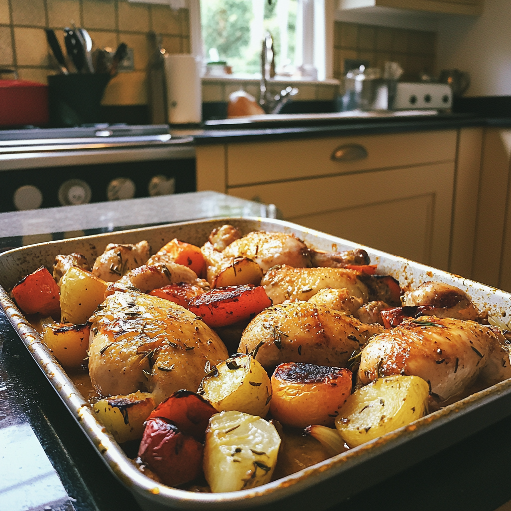 A tray of food | Source: Midjourney