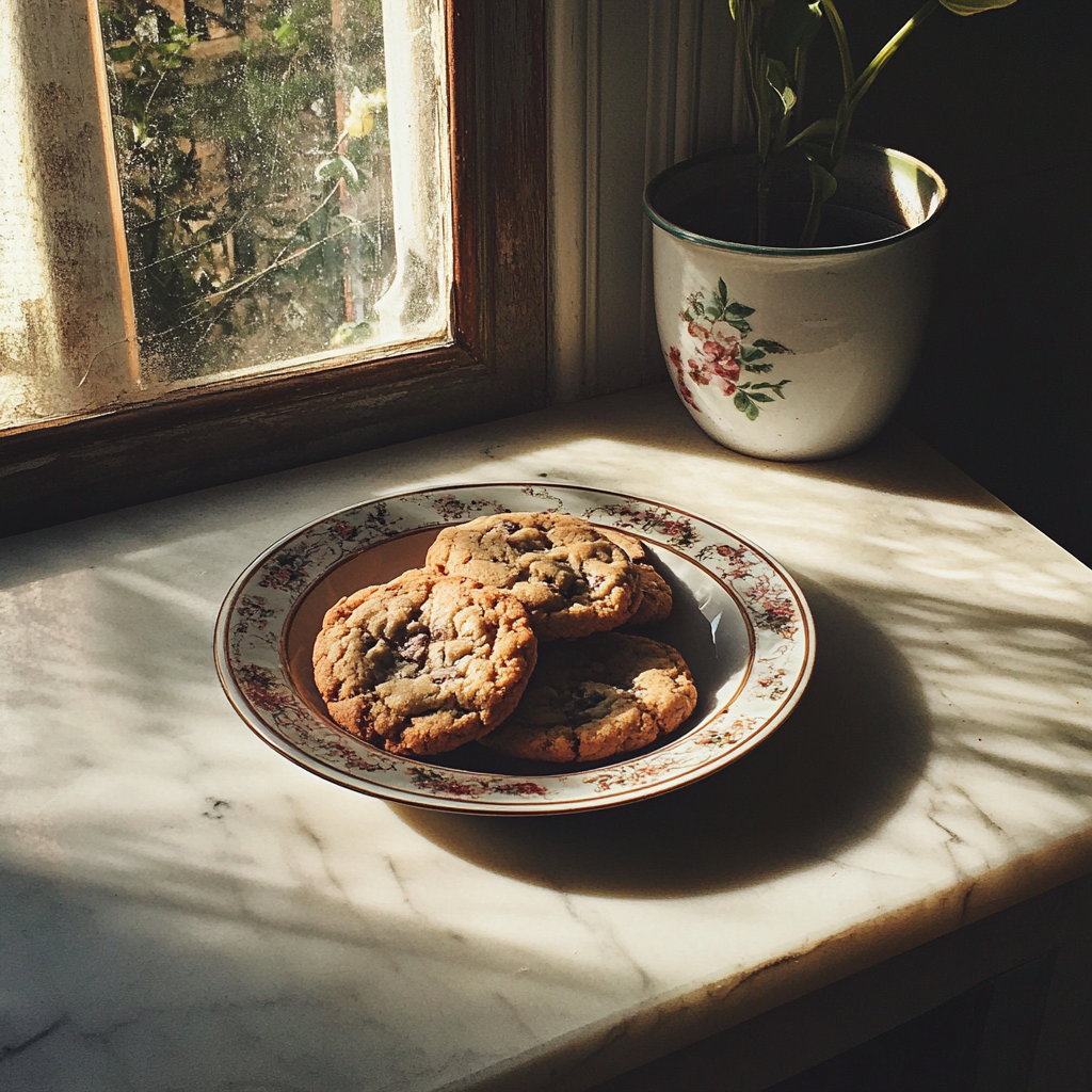 A plate of cookies | Source: Midjourney