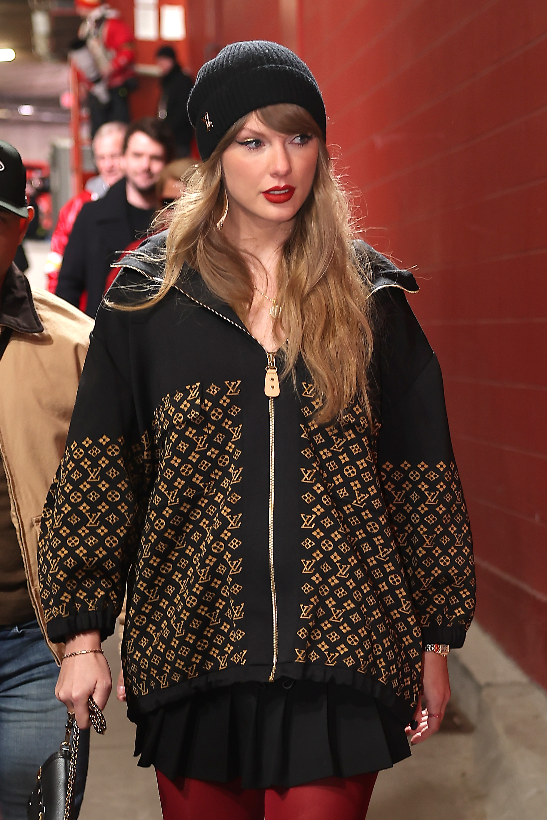 Taylor Swift at Arrowhead Stadium on January 26, 2025 | Source: Getty Images